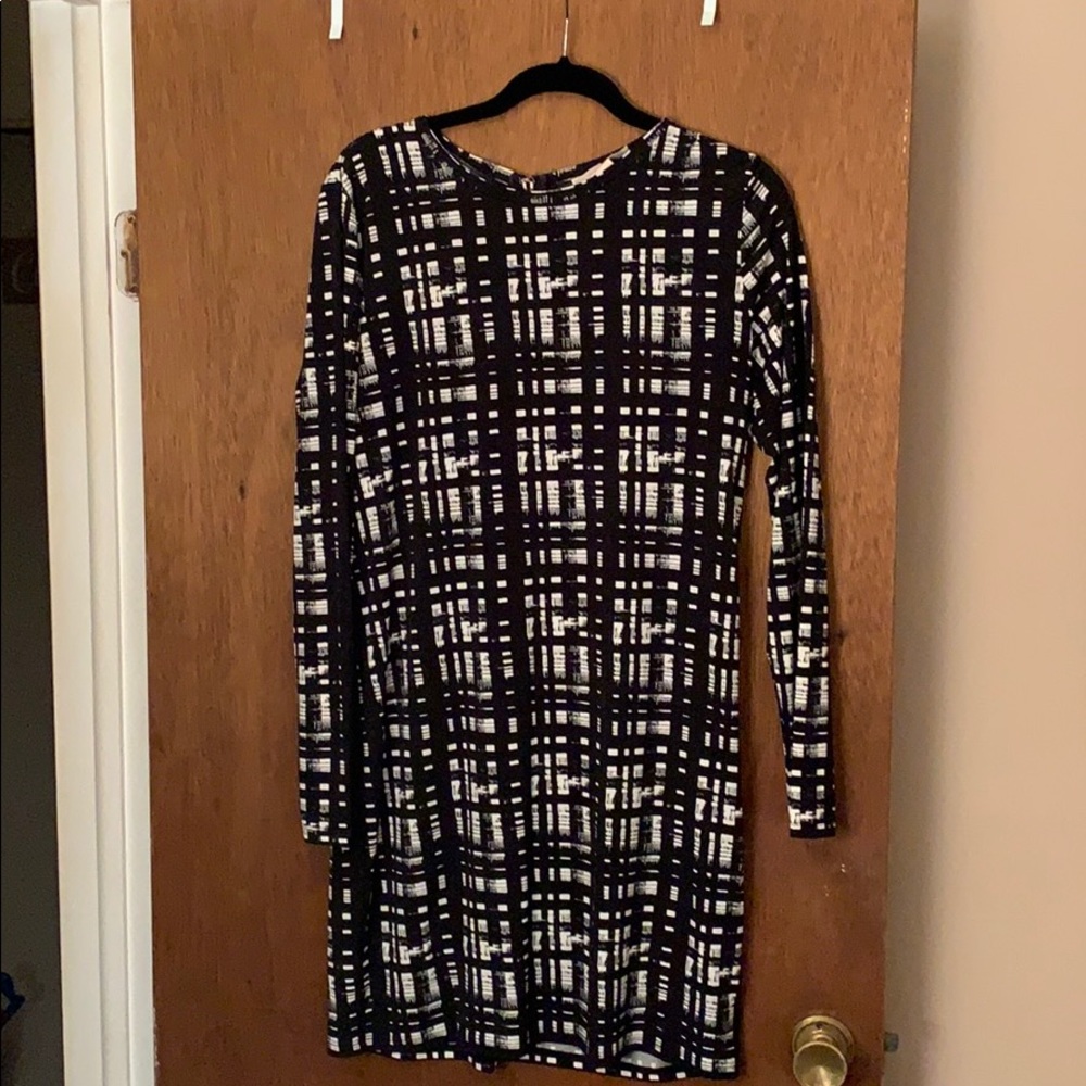 Michael Kors knit dress with exposed zipper